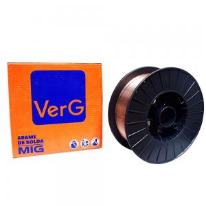 Arame Mig Verg 15kg Importado dimensões 0,80mm - 1,00mm - 1,20mm